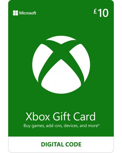 Microsoft darilni bon za 10 GBP za Xbox in računalnik (brez kartončka)