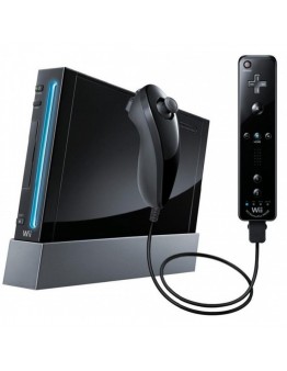 Obnovljen Nintendo Wii črne barve s HDMI + 2 leti garancije