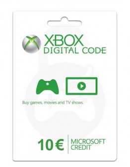 Microsoft darilni bon za 10 EUR za Xbox in računalnik (brez kartončka)
